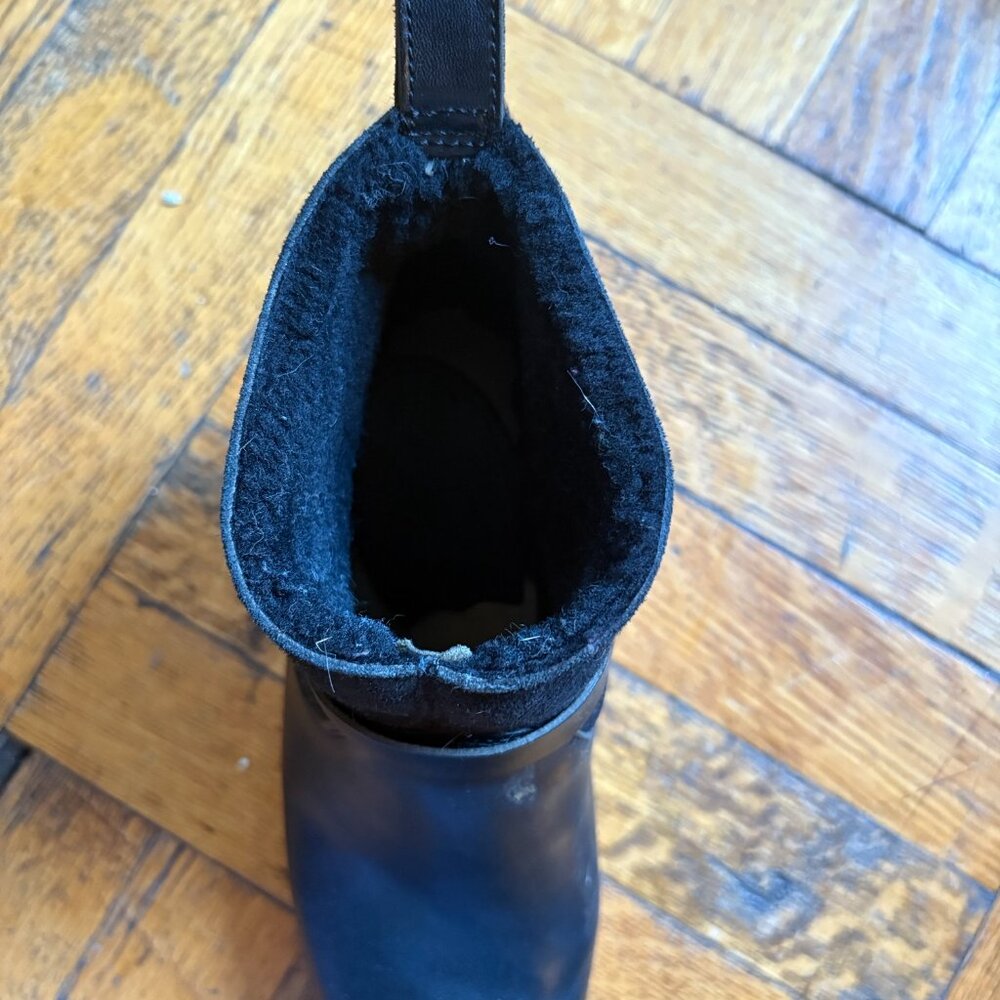 Swedish Hasbeens Rivet Platform Clog Boots - image 2